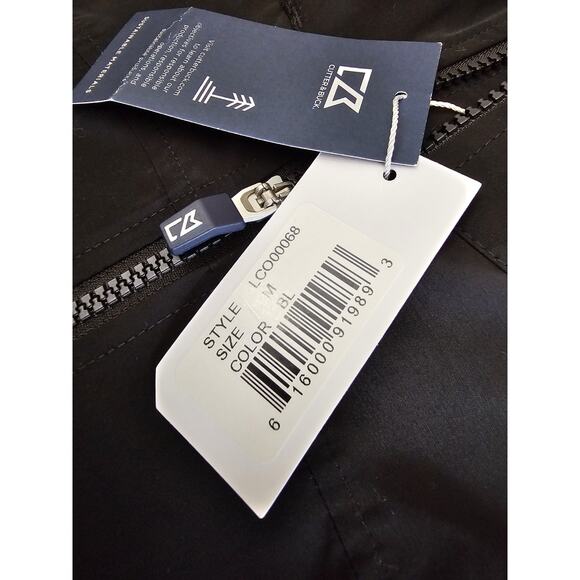 Cutter & Buck Charter Eco Vest Full-Zip Men’s Vest Size Medium Black (Logo) - Picture 6 of 14
